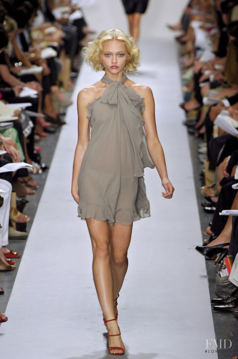 Sasha Pivovarova featured in  the Derek Lam fashion show for Spring/Summer 2008