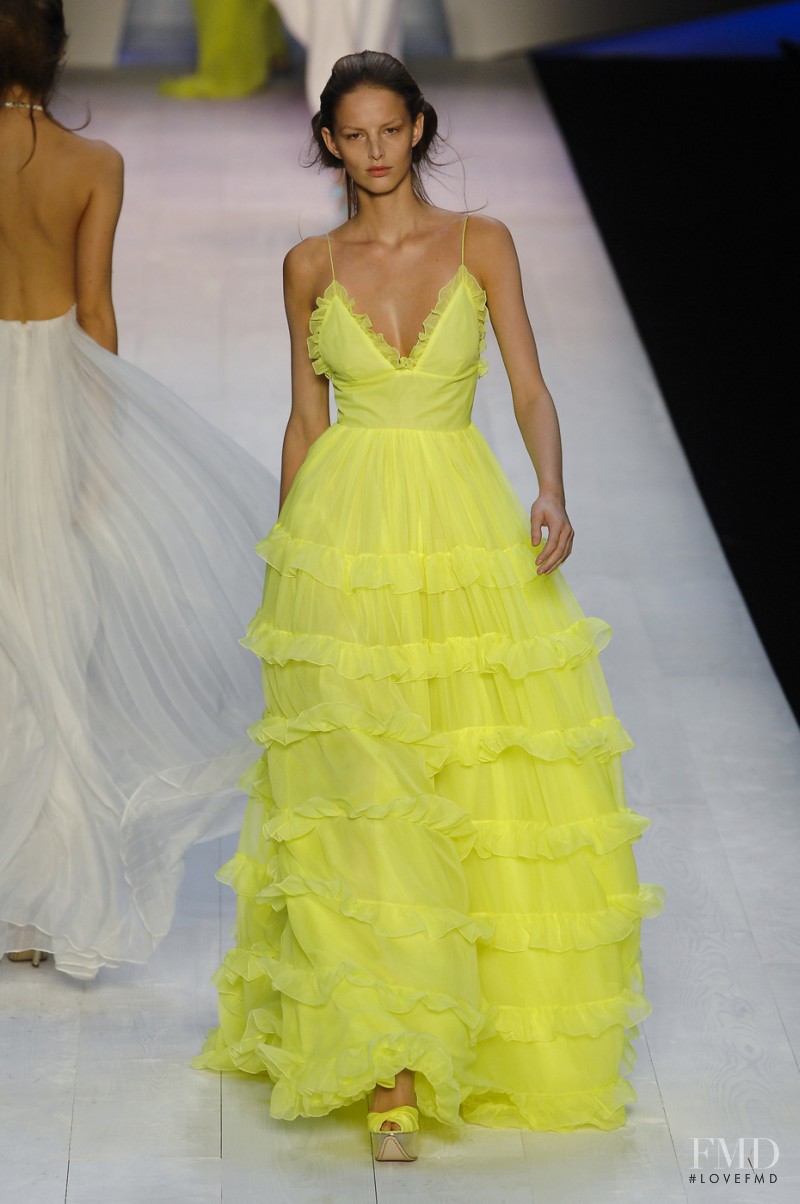 Michaela Kocianova featured in  the Giambattista Valli fashion show for Spring/Summer 2008