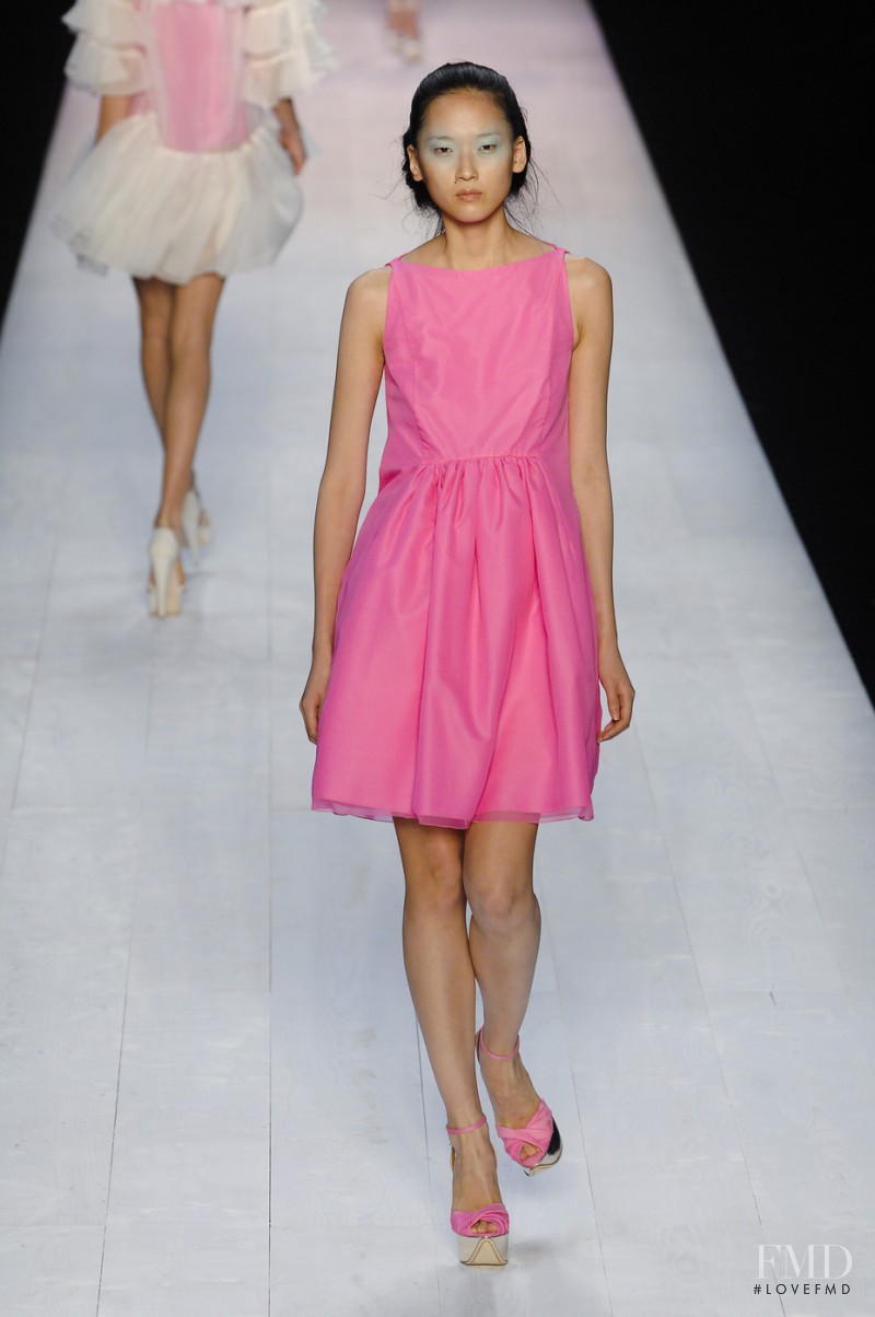 Ji Hye Park featured in  the Giambattista Valli fashion show for Spring/Summer 2008