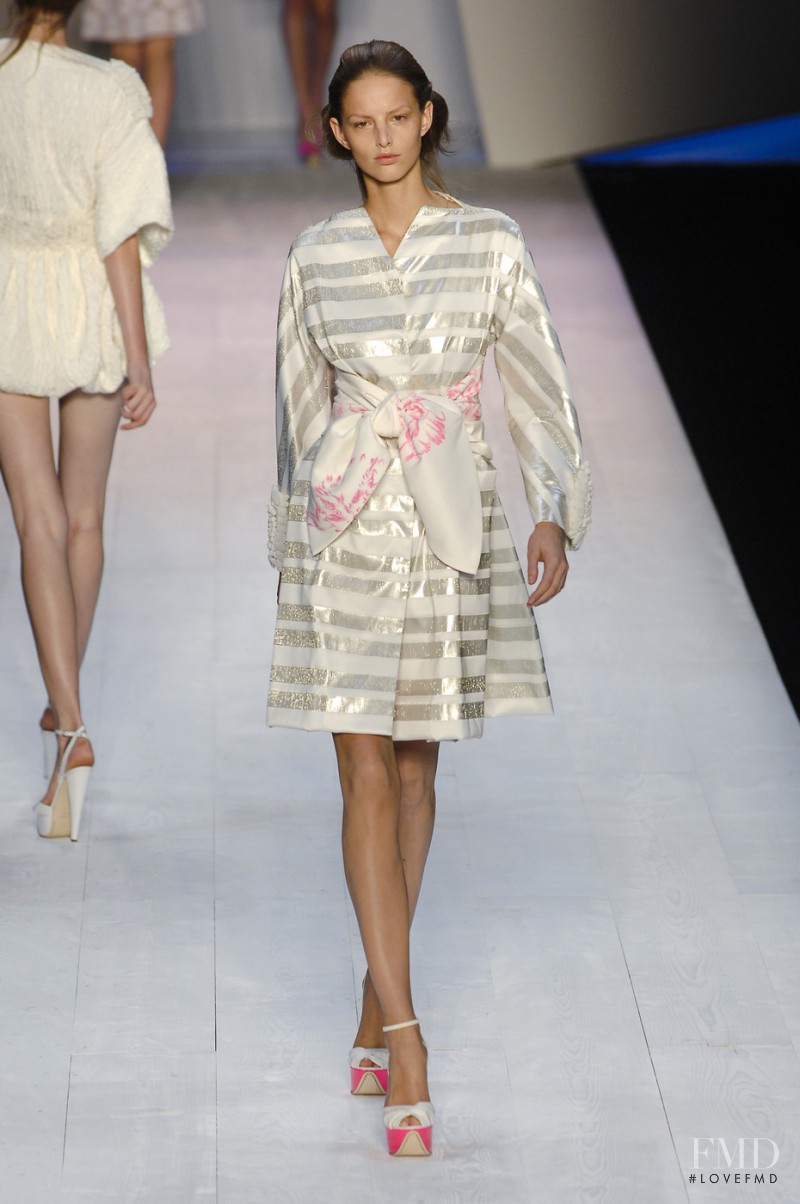 Michaela Kocianova featured in  the Giambattista Valli fashion show for Spring/Summer 2008