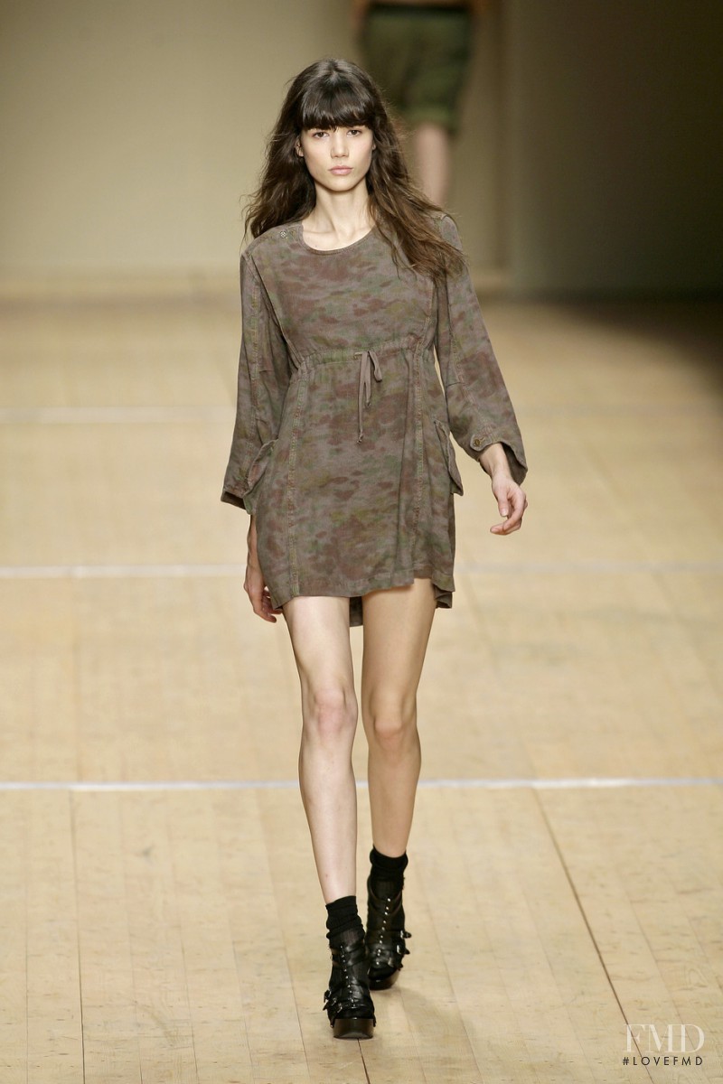 Sheila Marquez featured in  the Isabel Marant fashion show for Spring/Summer 2008