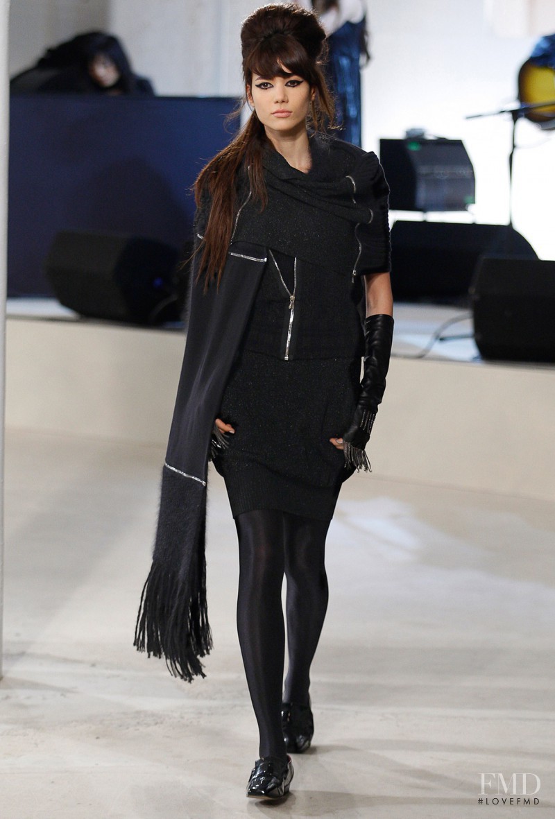 Sheila Marquez featured in  the Chanel fashion show for Pre-Fall 2008