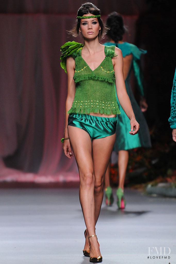 Sheila Marquez featured in  the Francis Montesinos fashion show for Spring/Summer 2013