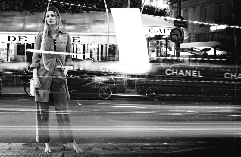 Gisele Bundchen featured in  the Chanel advertisement for Spring/Summer 2015