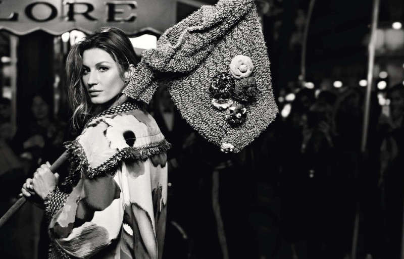 Gisele Bundchen featured in  the Chanel advertisement for Spring/Summer 2015