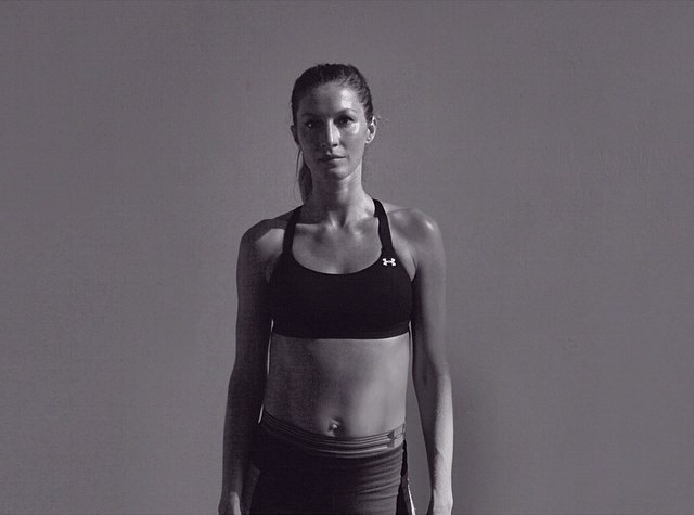 Gisele Bundchen featured in  the Under Armour advertisement for Autumn/Winter 2014