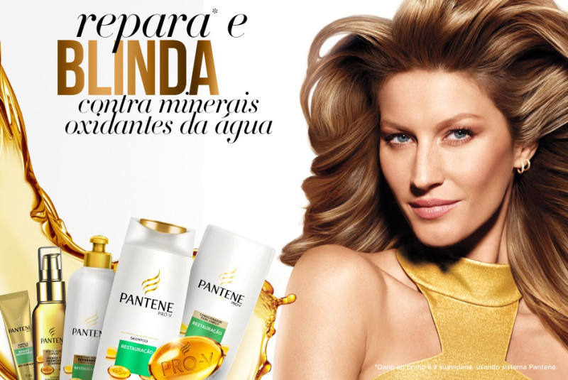 Gisele Bundchen featured in  the Pantene advertisement for Spring/Summer 2015