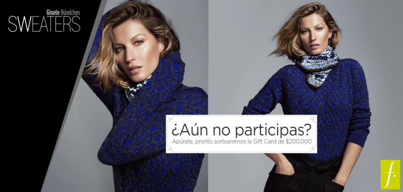 Gisele Bundchen featured in  the Falabella advertisement for Autumn/Winter 2014