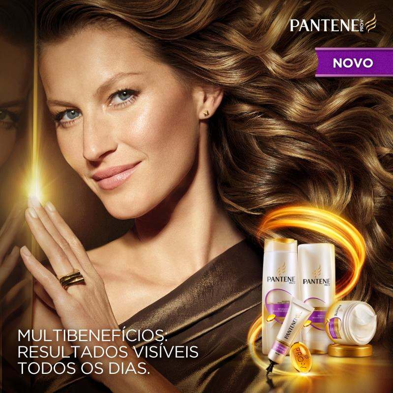 Gisele Bundchen featured in  the Pantene Brasil advertisement for Spring/Summer 2014