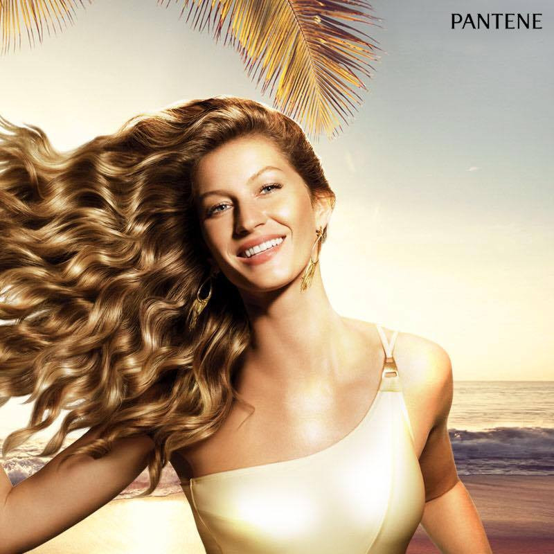 Gisele Bundchen featured in  the Pantene Brasil advertisement for Spring/Summer 2014
