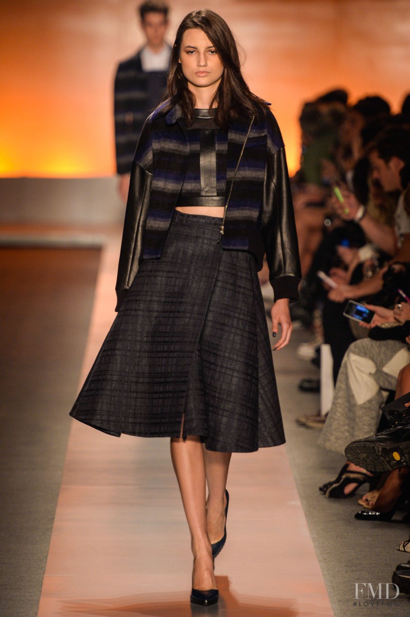 Bruna Ludtke featured in  the Colcci fashion show for Autumn/Winter 2014