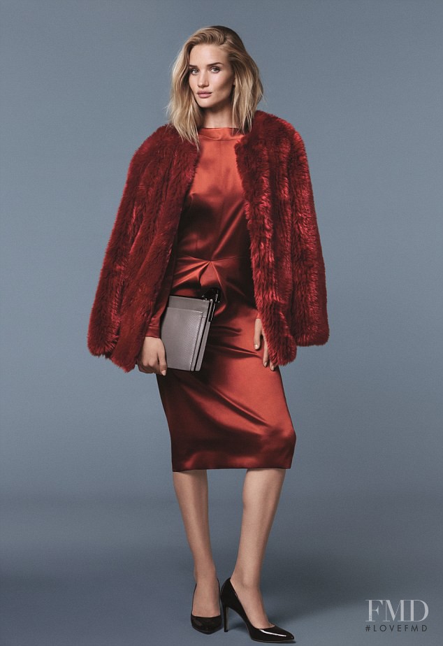 Rosie Huntington-Whiteley featured in  the Marks & Spencer catalogue for Autumn/Winter 2014