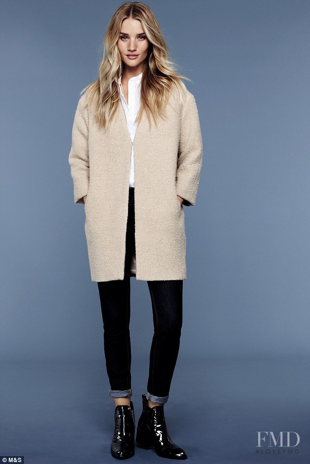 Rosie Huntington-Whiteley featured in  the Marks & Spencer catalogue for Autumn/Winter 2014