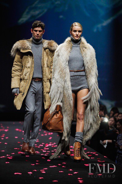 Arthur Gosse featured in  the Michael Kors Collection Jet Set Experience fashion show for Autumn/Winter 2014