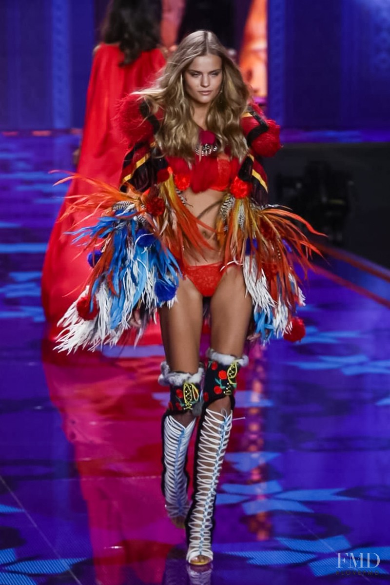 Kate Grigorieva featured in  the Victoria\'s Secret fashion show for Christmas 2014