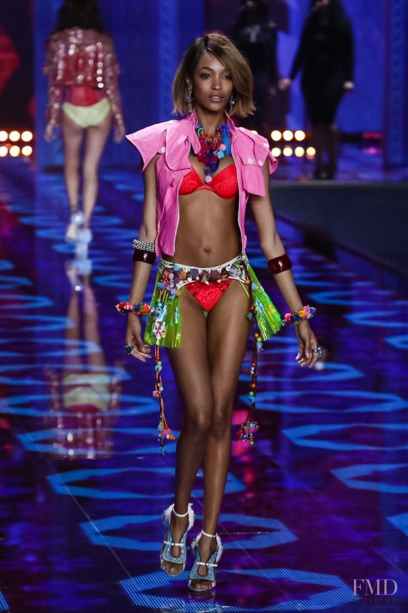 Jourdan Dunn featured in  the Victoria\'s Secret fashion show for Christmas 2014