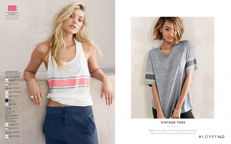 Elsa Hosk featured in  the Victoria\'s Secret Body By Victoira V1 catalogue for Spring 2015