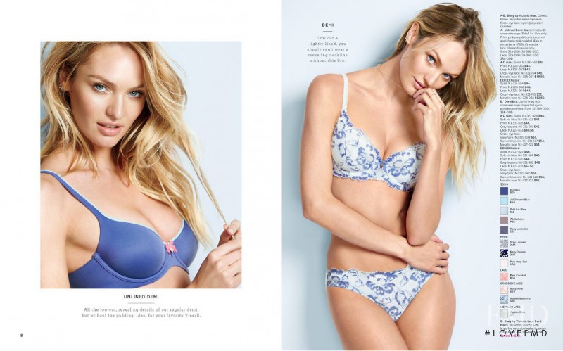 Candice Swanepoel featured in  the Victoria\'s Secret Body By Victoira V1 catalogue for Spring 2015
