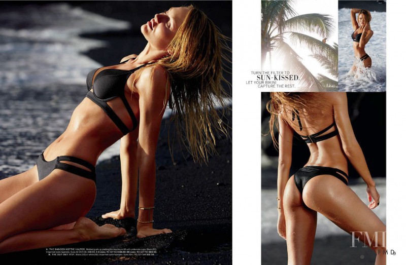 Candice Swanepoel featured in  the Victoria\'s Secret Swim Swim V1 catalogue for Spring/Summer 2015