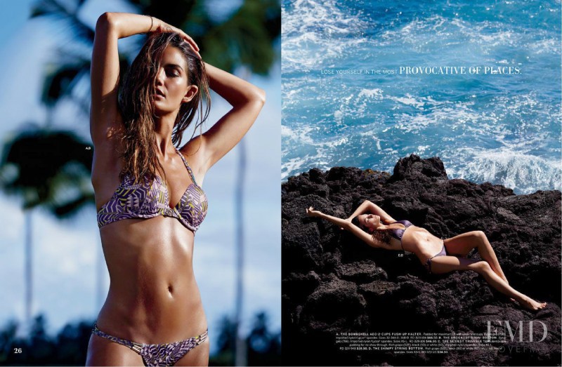 Lily Aldridge featured in  the Victoria\'s Secret Swim Swim V1 catalogue for Spring/Summer 2015