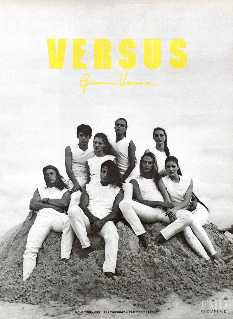 Cecilia Chancellor featured in  the Versus advertisement for Spring/Summer 1993