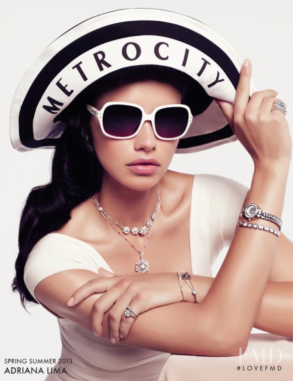 Adriana Lima featured in  the Metrocity advertisement for Spring/Summer 2013