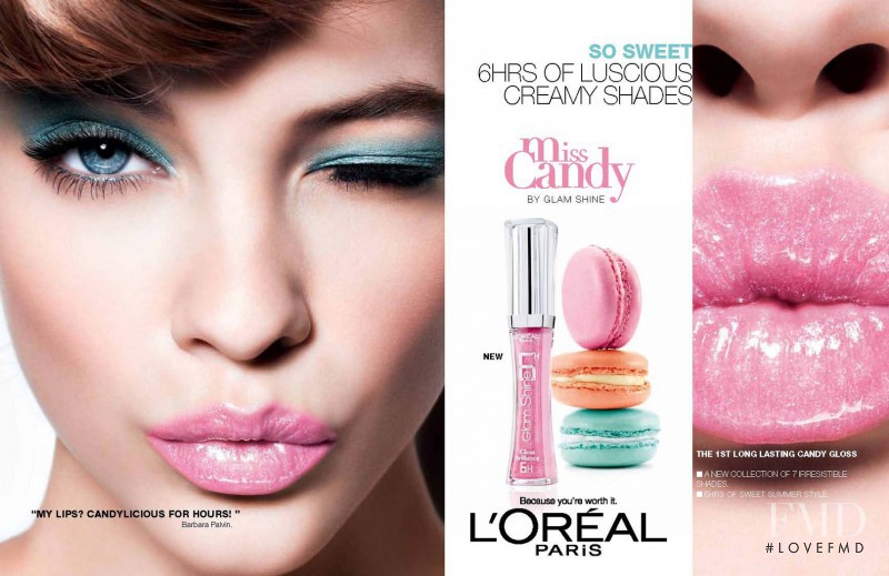 Barbara Palvin featured in  the L\'Oreal Paris advertisement for Spring 2012