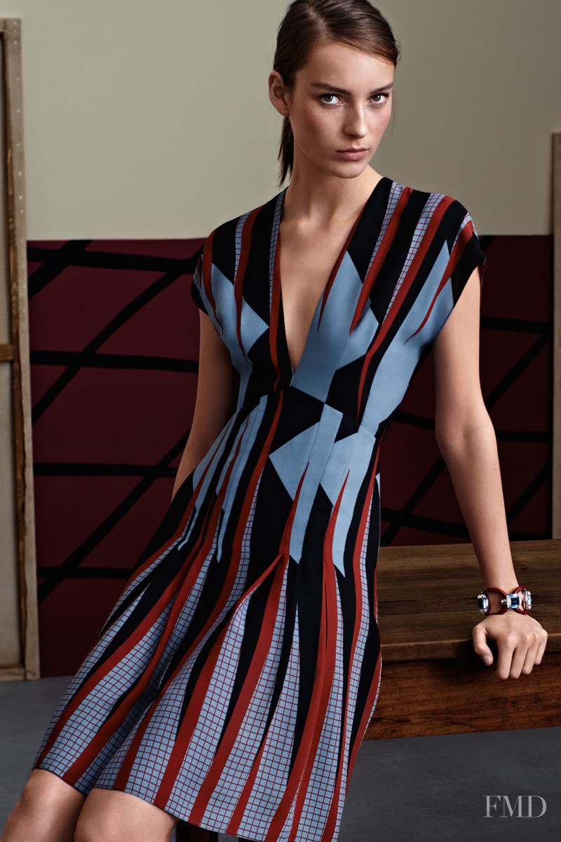 Julia Bergshoeff featured in  the Gucci fashion show for Pre-Fall 2015