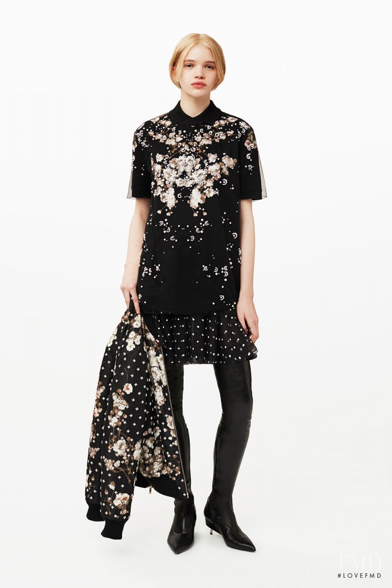 Stella Lucia featured in  the Givenchy lookbook for Pre-Fall 2015