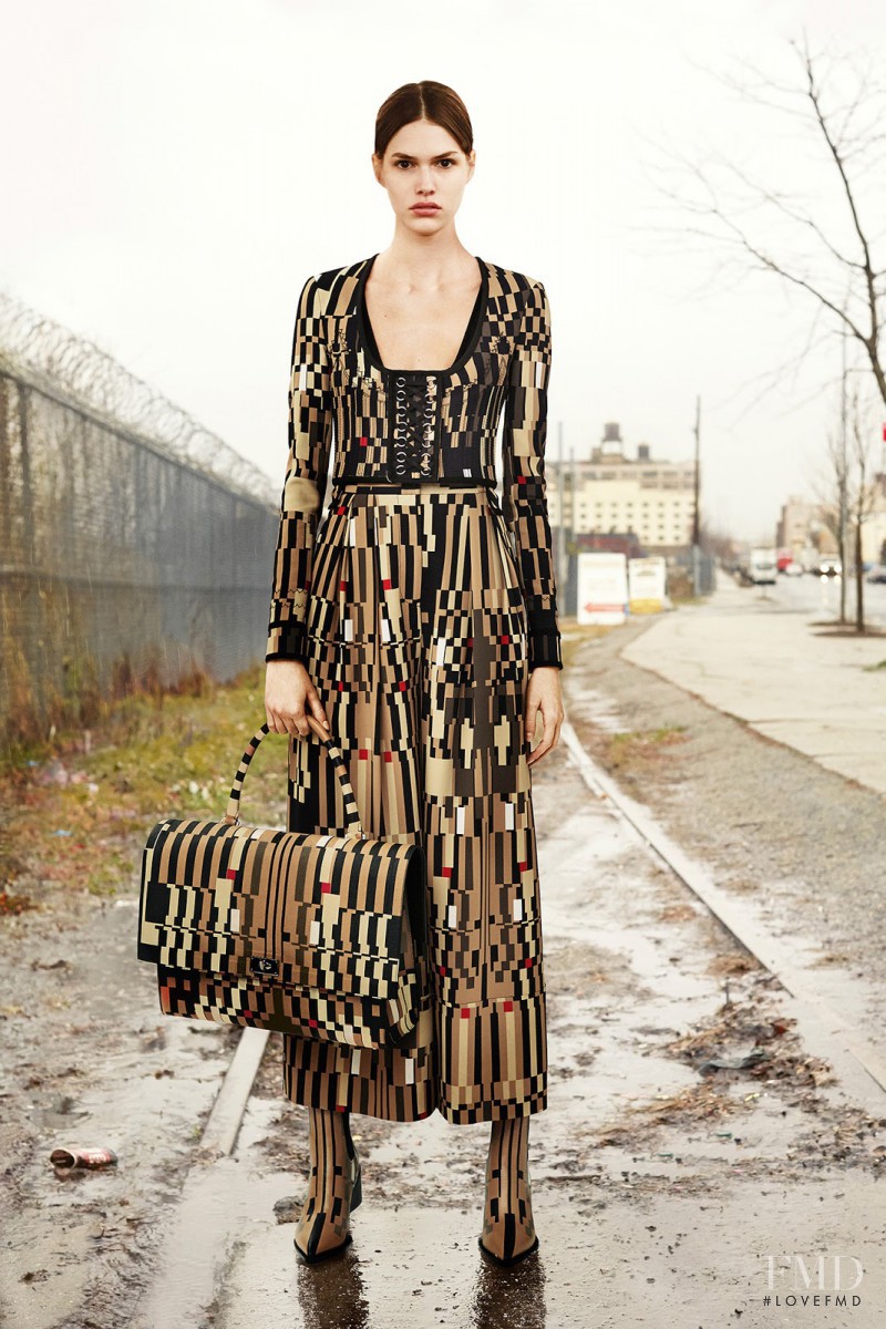 Vanessa Moody featured in  the Givenchy lookbook for Pre-Fall 2015