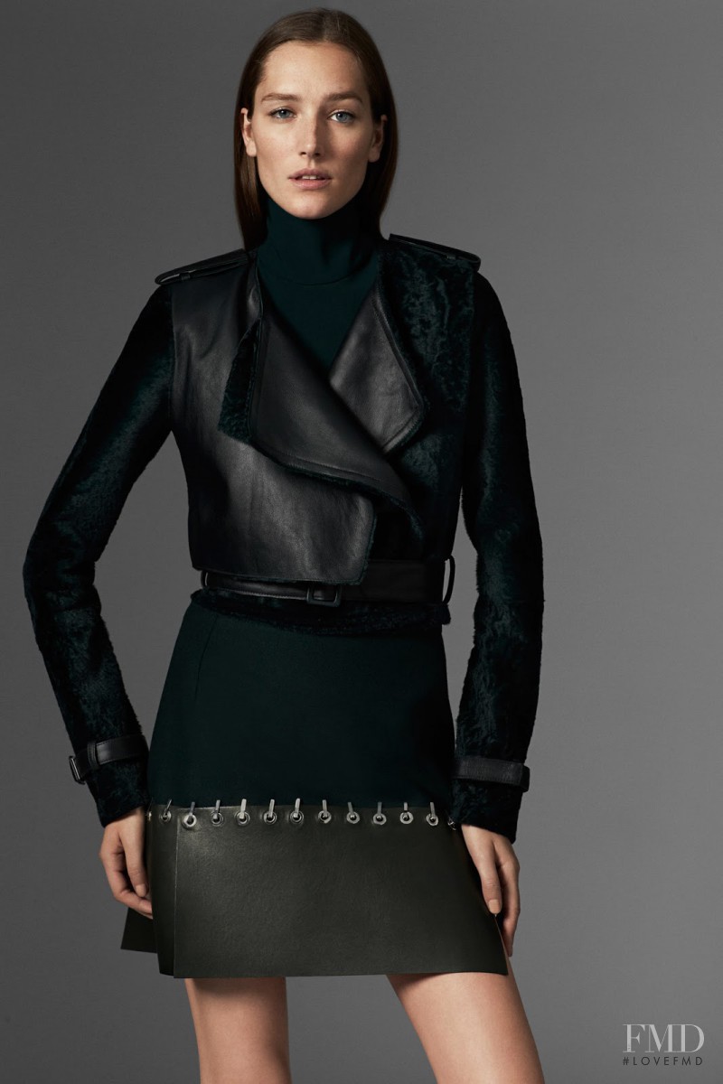 Joséphine Le Tutour featured in  the Mugler fashion show for Pre-Fall 2015
