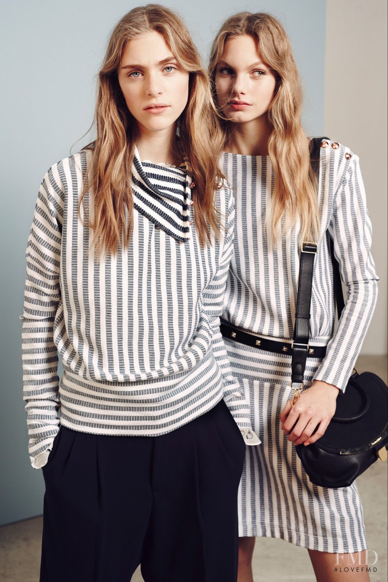 Annika Krijt featured in  the See by Chloe fashion show for Pre-Fall 2015