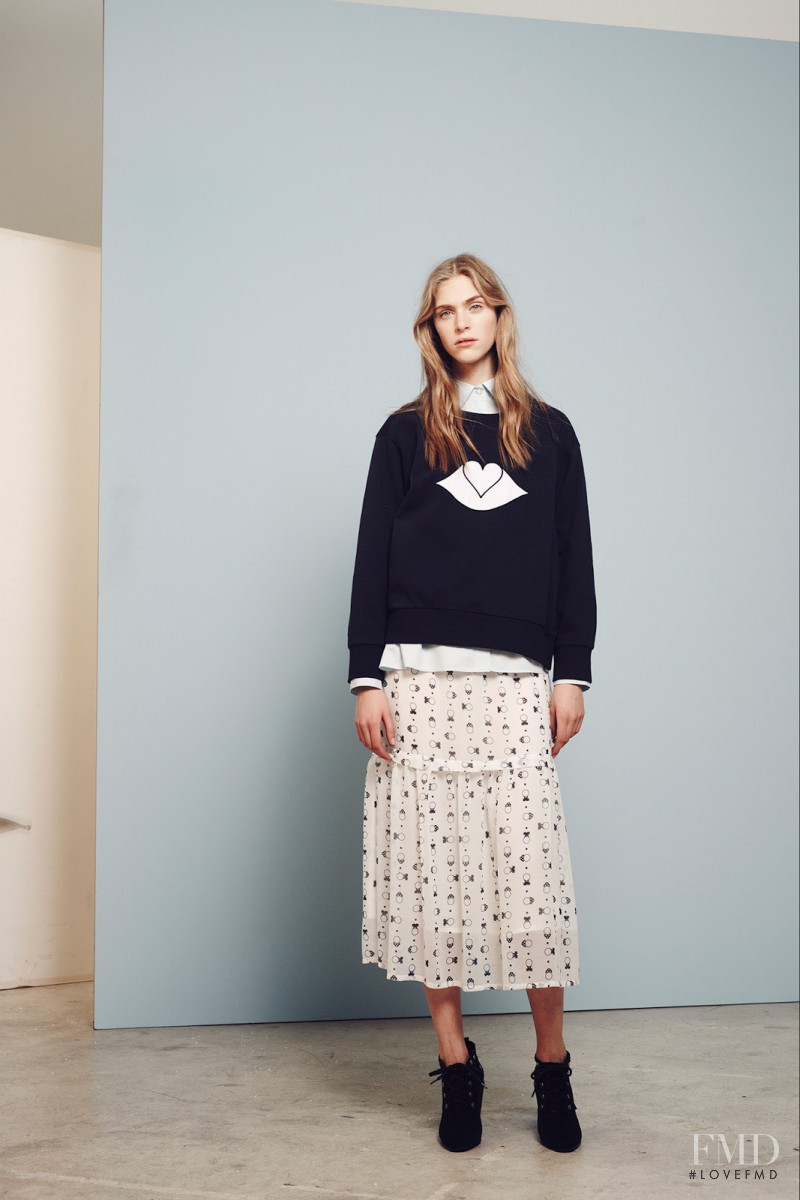 Hedvig Palm featured in  the See by Chloe fashion show for Pre-Fall 2015