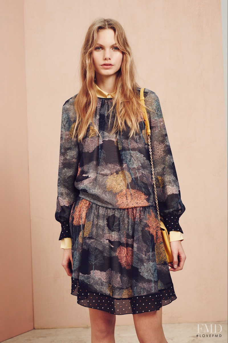 Annika Krijt featured in  the See by Chloe fashion show for Pre-Fall 2015
