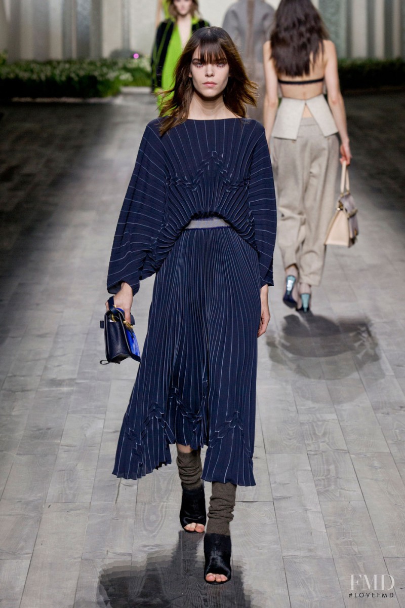 Meghan Collison featured in  the Vionnet fashion show for Autumn/Winter 2014