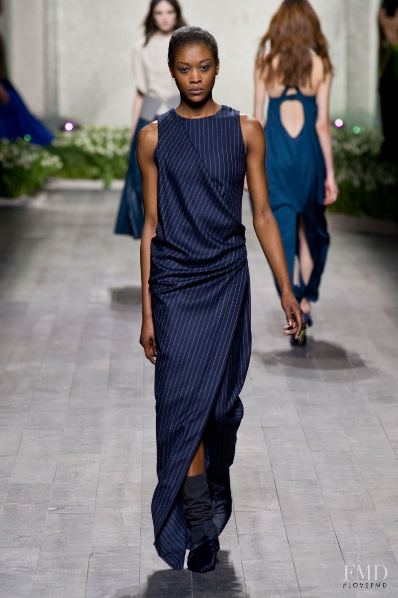 Betty Adewole featured in  the Vionnet fashion show for Autumn/Winter 2014
