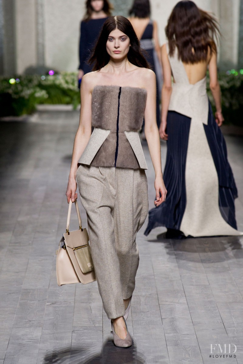 Larissa Hofmann featured in  the Vionnet fashion show for Autumn/Winter 2014