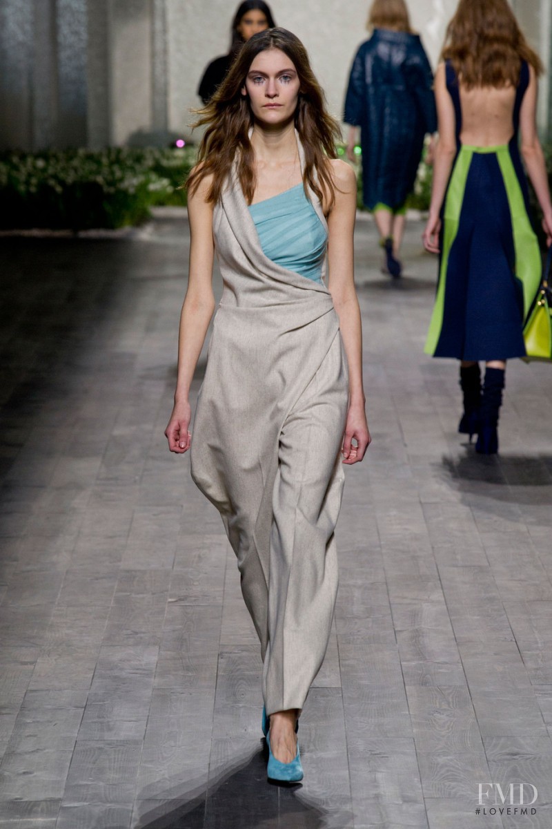 Fia Ljungstrom featured in  the Vionnet fashion show for Autumn/Winter 2014