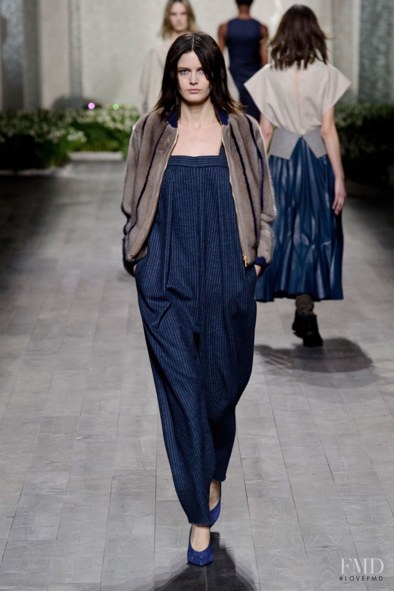 Zlata Mangafic featured in  the Vionnet fashion show for Autumn/Winter 2014