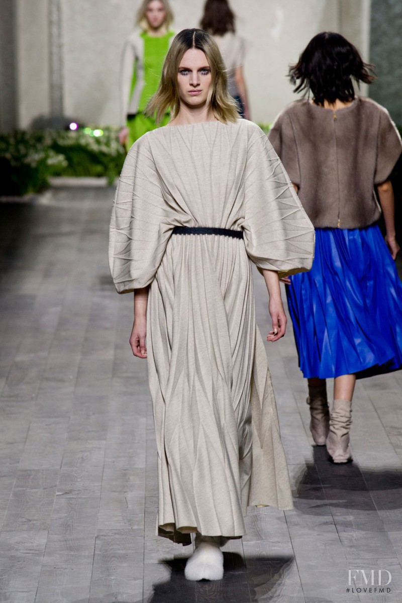 Ashleigh Good featured in  the Vionnet fashion show for Autumn/Winter 2014
