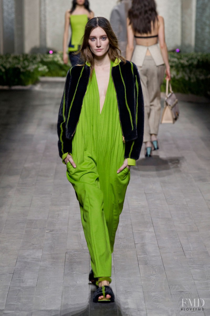 Joséphine Le Tutour featured in  the Vionnet fashion show for Autumn/Winter 2014