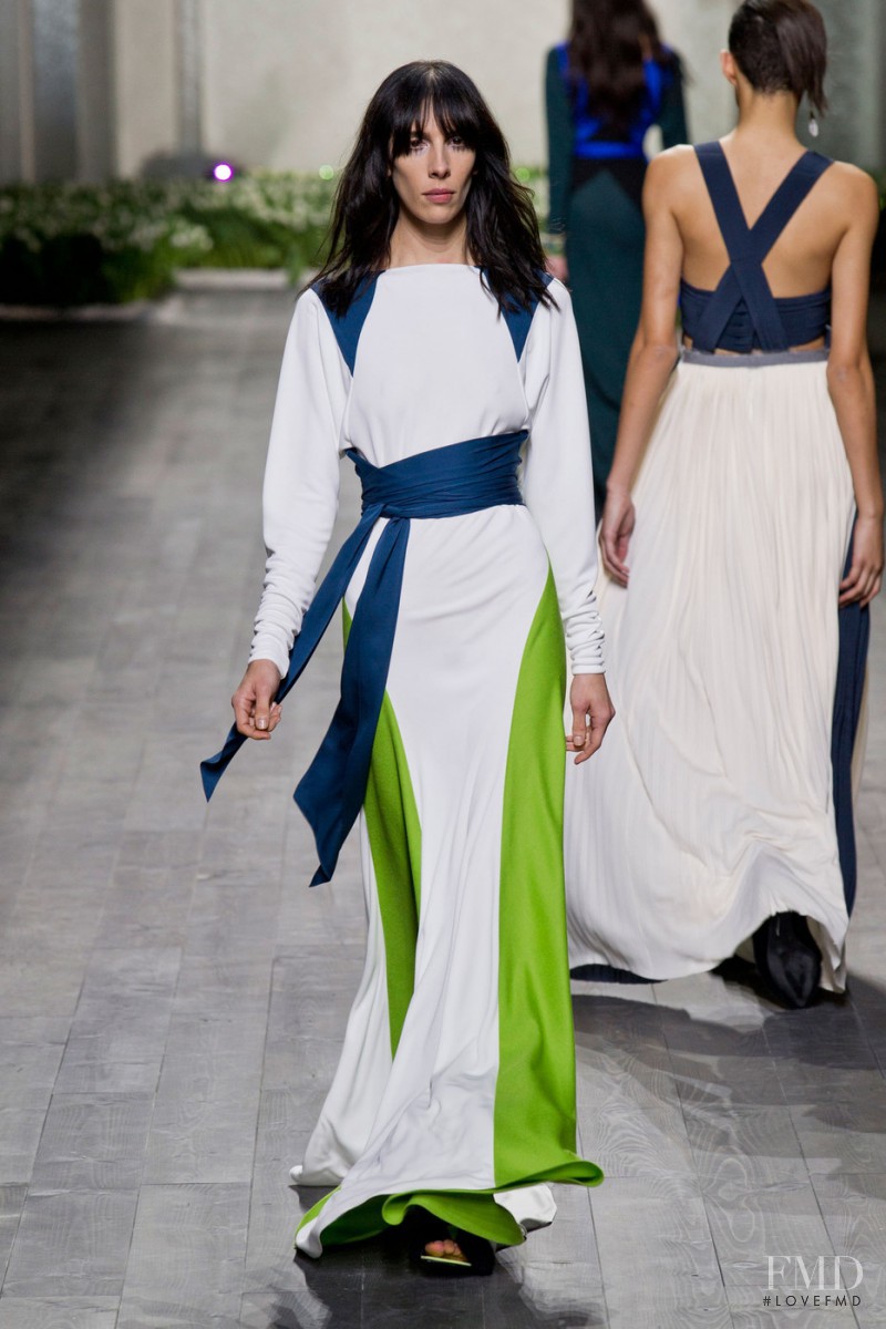 Jamie Bochert featured in  the Vionnet fashion show for Autumn/Winter 2014
