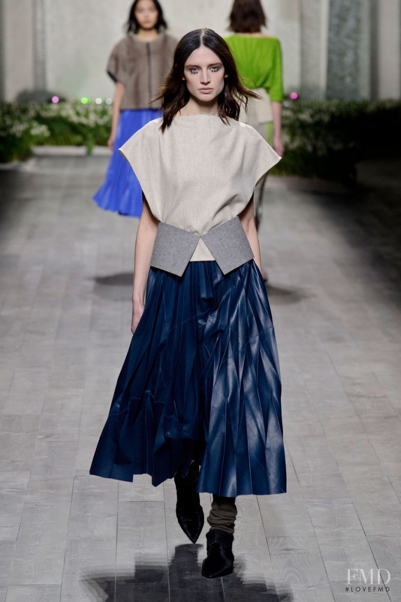 Kate Goodling featured in  the Vionnet fashion show for Autumn/Winter 2014