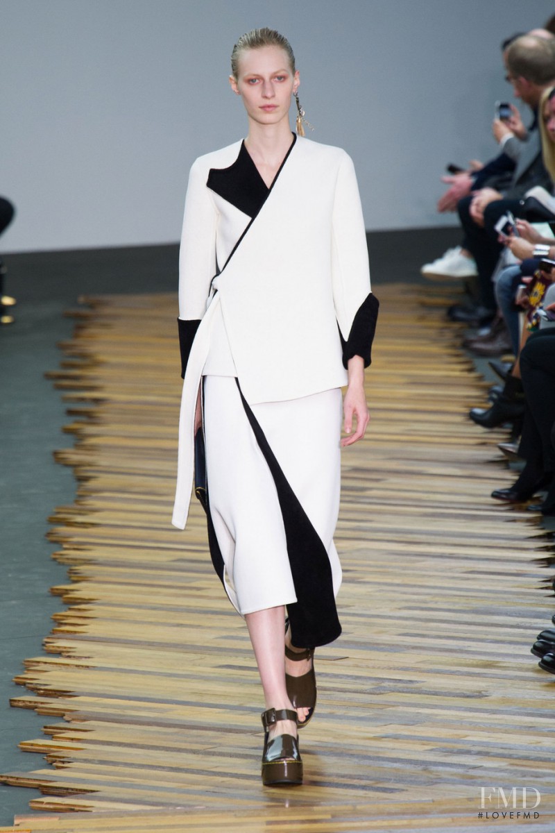 Julia Nobis featured in  the Celine fashion show for Autumn/Winter 2014