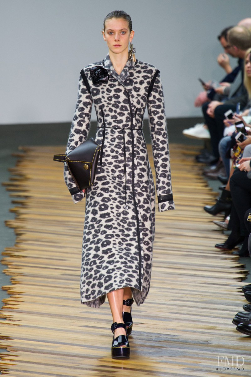 Phillipa Hemphrey featured in  the Celine fashion show for Autumn/Winter 2014