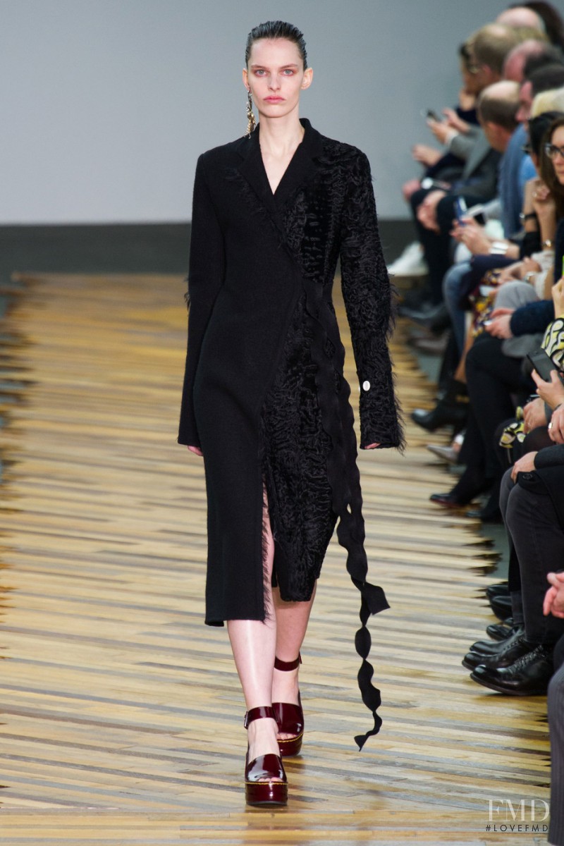Lisa Verberght featured in  the Celine fashion show for Autumn/Winter 2014