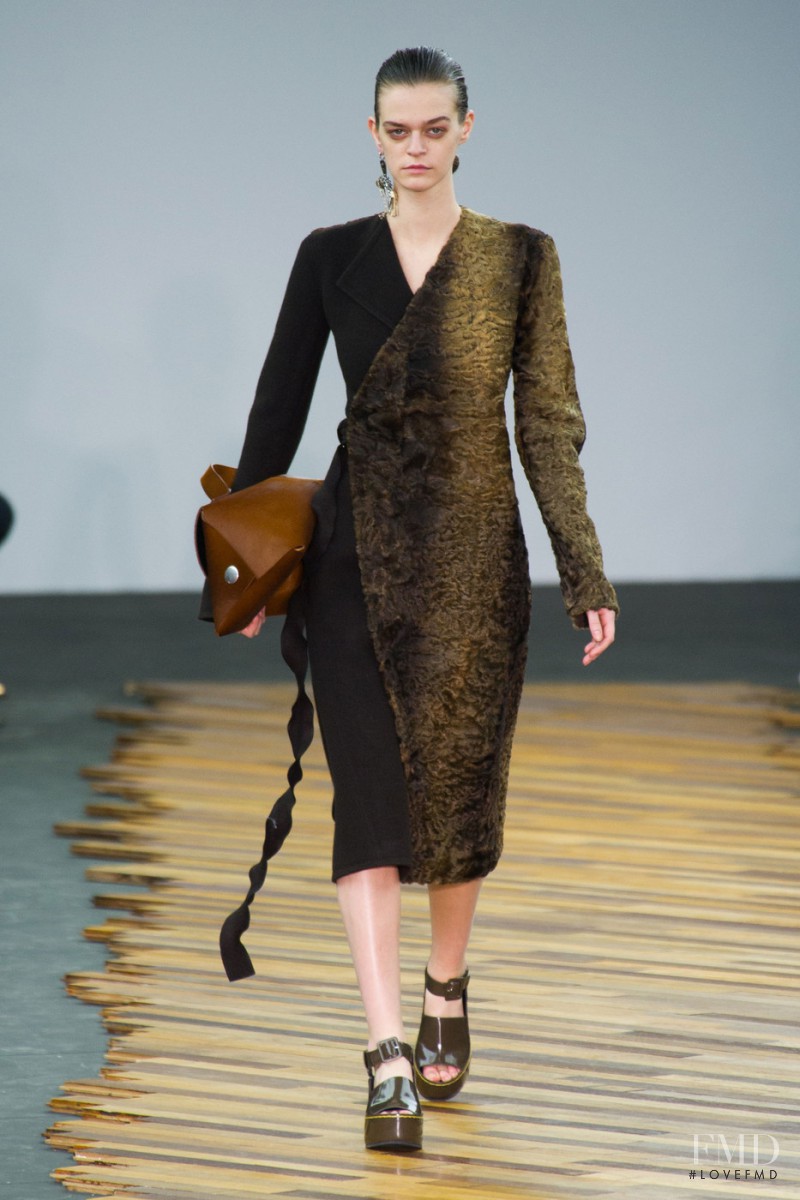 Brogan Loftus featured in  the Celine fashion show for Autumn/Winter 2014