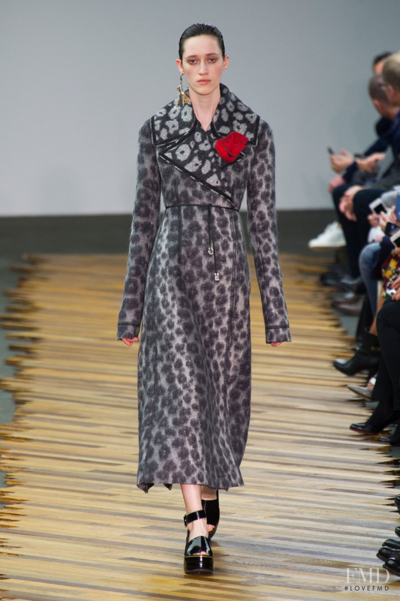 Helena Severin featured in  the Celine fashion show for Autumn/Winter 2014