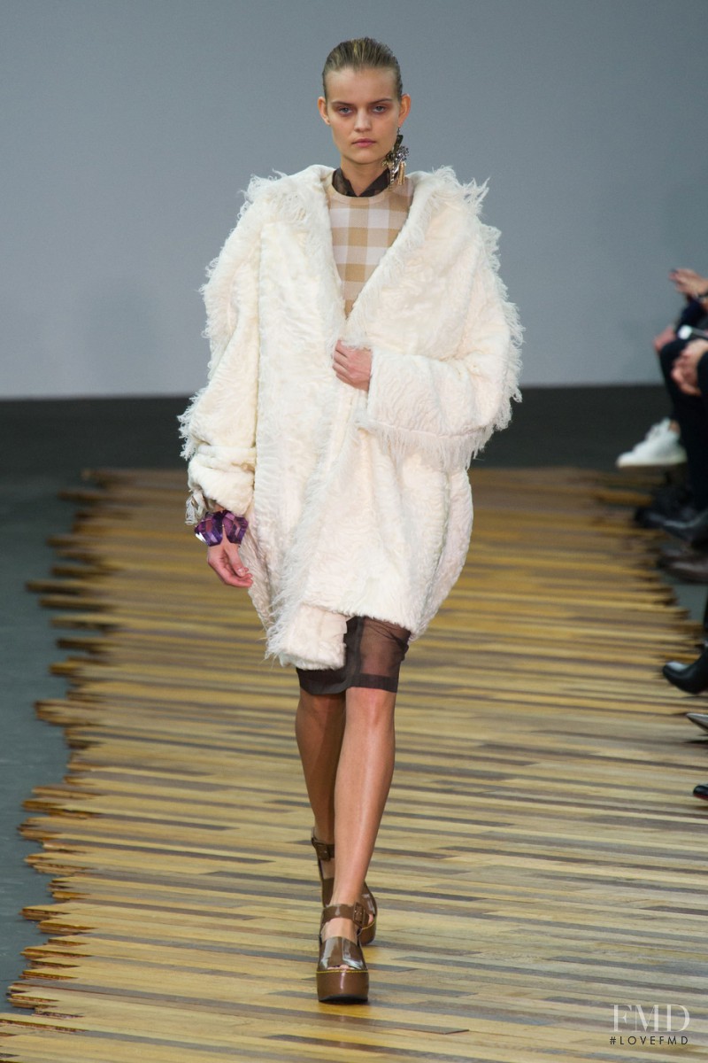 Kate Grigorieva featured in  the Celine fashion show for Autumn/Winter 2014