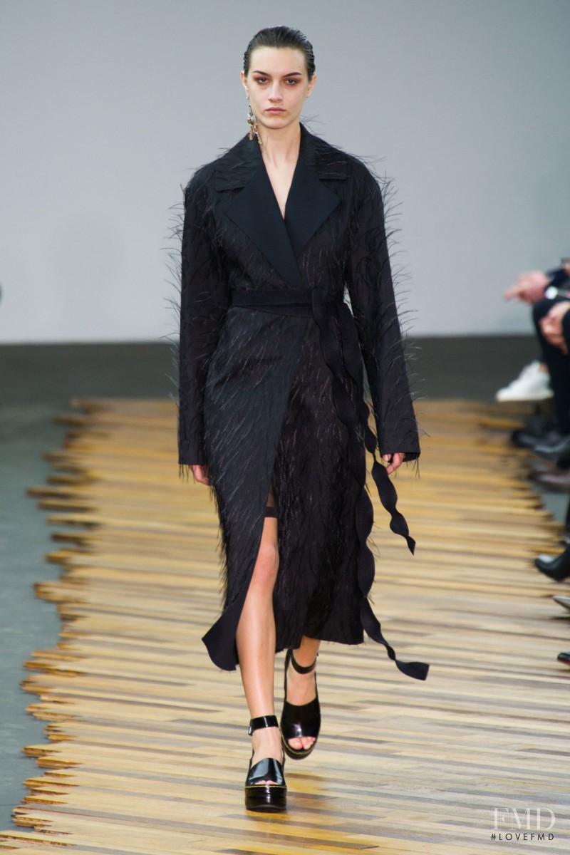 Ronja Furrer featured in  the Celine fashion show for Autumn/Winter 2014